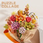 Mesiondy Eternity Flowers Bouquet Building Kit – 813 PCS DIY Artificial Floral Arrangement | Premium Brick System | Gift-Ready Box - Image 7