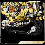 Mesiondy Motorized Chainsaw Building Set – 1,096 PCS Mechanical Saw with Rotating Chain & LED Light – 19.7 Inch Display Model for Collectors - Image 7