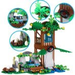 Mesiondy Jurassic World Prehistoric Apex Predator Expedition Building Set – 546 PCS Premium Brick System | Dino Transport Truck, Watchtower & Dinosaur Figures - Image 8