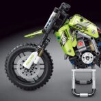Mesiondy Championship Off-Road Dirt Bike Building Kit – 476 PCS Premium Brick System | Motocross Racing Model | Number 33 Livery - Image 8