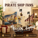 Mesiondy One Piece Going Merry Pirate Ship Building Set ¨C 1,376 PCS Adventure Vessel with Crew Figures ¨C 13.8 Inch Display for Collectors - Image 2