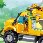 Mesiondy Jurassic World Prehistoric Apex Predator Expedition Building Set – 546 PCS Premium Brick System | Dino Transport Truck, Watchtower & Dinosaur Figures - Image 5