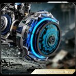 Mesiondy Motorized Mechanical Hammer – 1,149 PCS Power Function Building Set with Rotating & Light-Up Effect | Battery Powered Display Model for Adults - Image 12