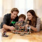 Mesiondy Caribbean Pirate Island Outpost Building Set  ‍☠️ – 943 PCS, 13.8" Wide Pirate Hideout with Boat & Palm Tree - Image 3