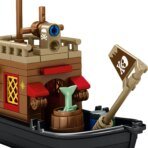 Mesiondy Caribbean Pirate Island Pier Building Set  ‍☠️ – 573 PCS, 21.6" Long Pirate Dock & Boat Toy  , Compatible with Major Brick Brands - Image 9