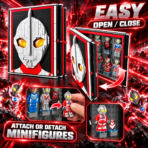 MESIONDY Ultraman Book Building Block Set ¨C 1666PCS Collector Display with 55 Ultraman Minifigures & Weapon Accessories - Image 7