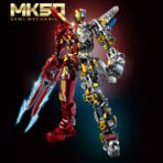 Mesiondy Iron Man MK50 Armored Hero Semi-Mechanical Mech Building Kit ¨C 2002 PCS Premium Brick System | Deconstructed Collectible Display Model | Light-Up Energy Effects - Image 5
