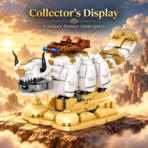 Mesiondy Flying Bull Building Set ¨C 1,141 PCS Sacred Soar Model with Articulated Head & Legs ¨C 13.2 Inch Display for Collectors - Image 4