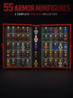 Mesiondy Iron Man Collector Book Building Set ¨C 2,009 PCS with 55 Minifigures Superhero ¨C 18.1 Inch Display - Image 5
