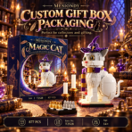 MESIONDY Harry Potter Magic Cat Building Block Set ¨C 877PCS Wizard Cat Collector Model with Hat, Candle & Human-sized game board - Image 5