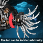 Mesiondy Mechanical Lantern Fish Building Set – 1,010 PCS Steampunk Deep Sea Model with Coral Base – 12.2 Inch Display for Collectors - Image 12