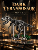 Mesiondy T-Rex Fossil Building Set – 1,876 PCS Skeleton Dinosaur Model with Display Base – 28.7 Inch Collectible Home Decor - Image 3