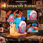 MESIONDY One Piece Chopper Den Den Mushi Building Block Set ¨C 802PCS Anime Collectible Model with Rotating Shell & Movable Hat - Image 6