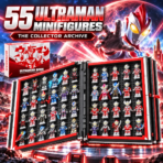 MESIONDY Ultraman Book Building Block Set ¨C 1666PCS Collector Display with 55 Ultraman Minifigures & Weapon Accessories - Image 6