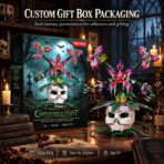 MESIONDY Stranger Things Gothic Carnivorous Plant Building Block Set ¨C 1234PCS Skull Flower Collector Model - Image 6