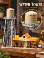 Mesiondy One  Piece Spider Coffee Shop Building Set ¨C 1,167 Pieces Nami Style Pirate Cafe with Water Tower ¨C Anime Display Model for Adult Collectors - Image 7