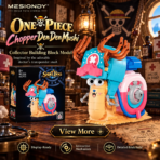 MESIONDY One Piece Chopper Den Den Mushi Building Block Set ¨C 802PCS Anime Collectible Model with Rotating Shell & Movable Hat - Image 2