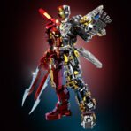 Mesiondy Iron Man MK50 Armored Hero Semi-Mechanical Mech Building Kit ¨C 2002 PCS Premium Brick System | Deconstructed Collectible Display Model | Light-Up Energy Effects - Image 4