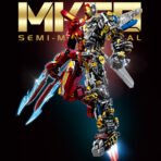 Mesiondy Iron Man MK50 Armored Hero Semi-Mechanical Mech Building Kit ¨C 2002 PCS Premium Brick System | Deconstructed Collectible Display Model | Light-Up Energy Effects - Image 3