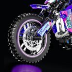 Mesiondy Off-Road Motocross Bike Building Kit – 476 PCS Premium Brick System | Dirt Bike Technic Model | Racing Decal Detail - Image 7