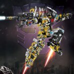 Mesiondy Beast King 3,226 PCS Deformation Mecha Building Set ¨C 13.8 Inch Black & Yellow Armored Robot with Translucent Sword & Cannon ¨C Collectible Display Model - Image 16