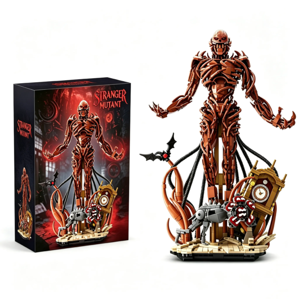 Mesiondy Vecna Stranger Mutant Building Block Model, 1433 PCS Horror Monster Collectible Brick Set for Stranger Things Fans