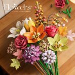 Mesiondy Eternity Flowers Bouquet Building Kit – 813 PCS DIY Artificial Floral Arrangement | Premium Brick System | Gift-Ready Box - Image 6