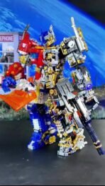 Mesiondy Beast King 3,226 PCS Deformation Mecha Building Set ¨C 13.8 Inch Black & Yellow Armored Robot with Translucent Sword & Cannon ¨C Collectible Display Model - Image 22